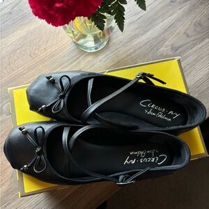 Circus by Sam Edelman Black Bow Flats